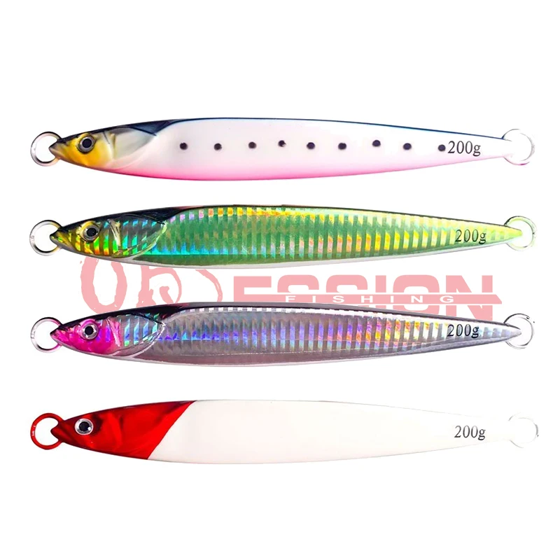 OBSESSION 63# 150g 200g Custom Made Lead Jigging Fishing Lures Big Game Metal Jig Fishing Lure Saltwater, Stock 4 color, other color oem
OBSESSION 63# 150g 200g Custom Made Lead Jigging Fishing Lures Big Game Metal Jig Fishing Lure Saltwater, Stock 4 color, other color oem