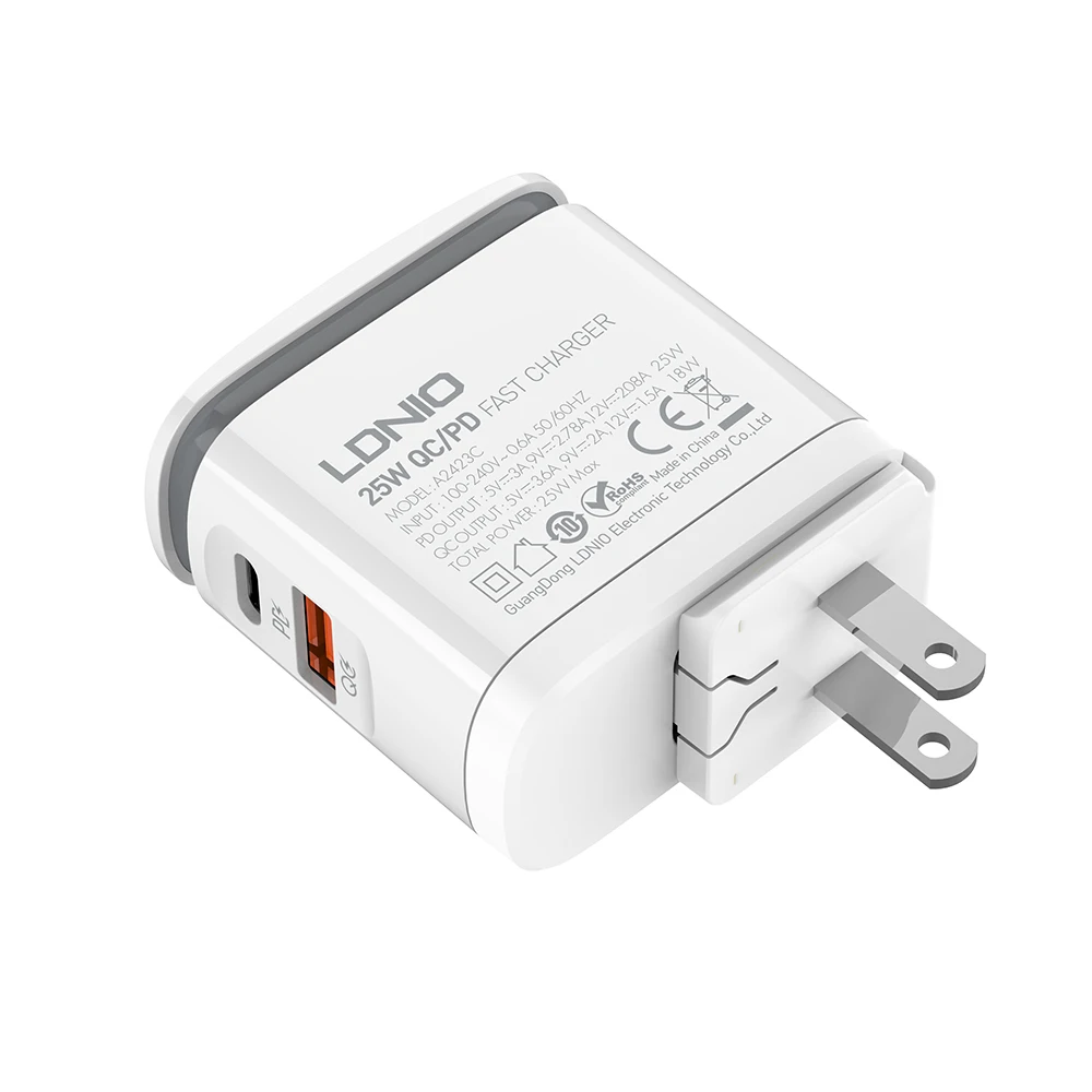 LDNIO New Arrival A2423C Hot Sale Wholesale Charger PD25W &QC3.0 LED Lamp & Fast Charger
LDNIO New Arrival A2423C Hot Sale Wholesale Charger PD25W &QC3.0 LED Lamp & Fast Charger