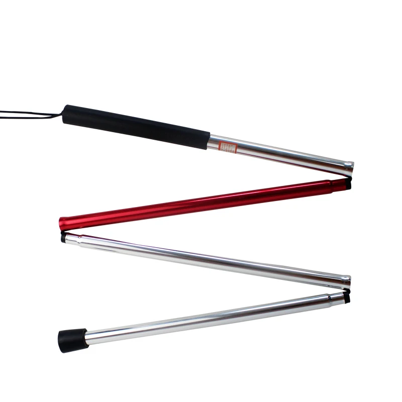 Easy Folding White aluminium alloy 4 Sections blind walking stick with night reflecting film, As picture or custom
Easy Folding White aluminium alloy 4 Sections blind walking stick with night reflecting film, As picture or custom