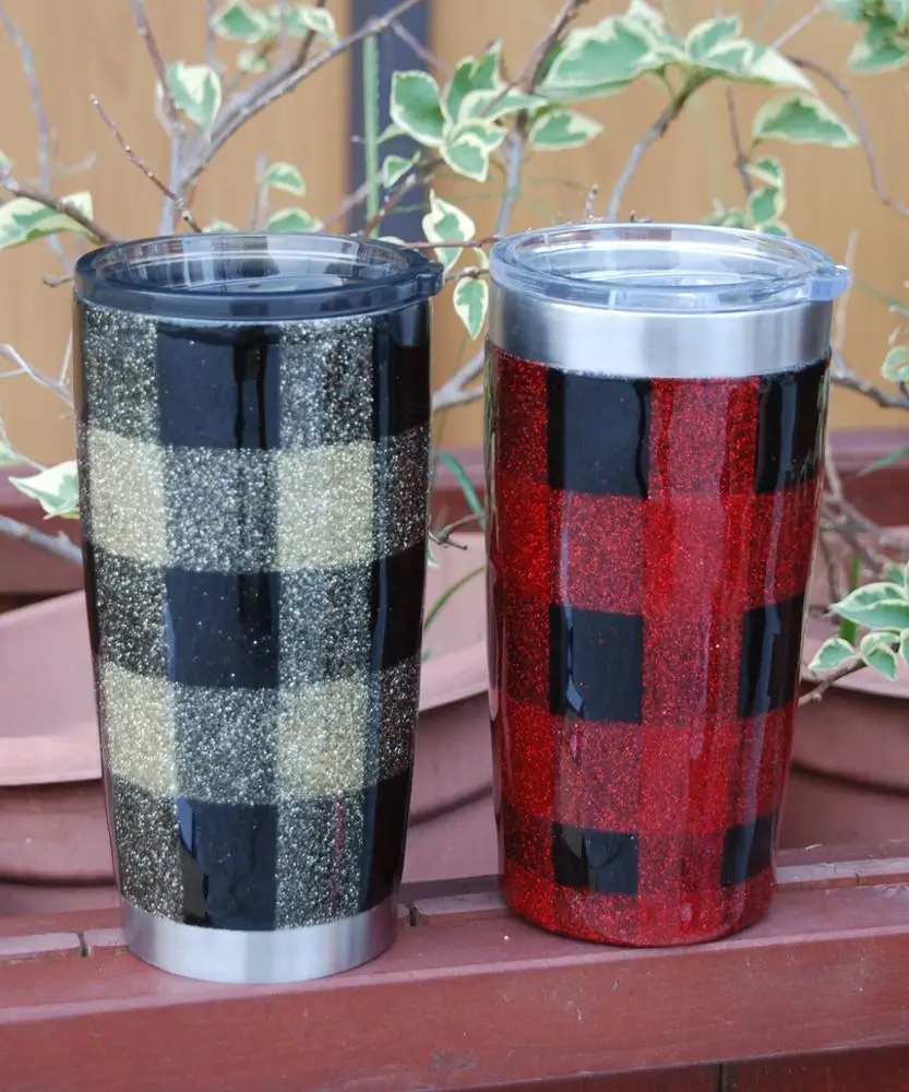 Epoxy Glitter Cup Handmade Buffalo Plaid Epoxy Tumbler 20oz Double Wall Vacuum Stainless Steel Cup DOM1061172
Epoxy Glitter Cup Handmade Buffalo Plaid Epoxy Tumbler 20oz Double Wall Vacuum Stainless Steel Cup DOM1061172