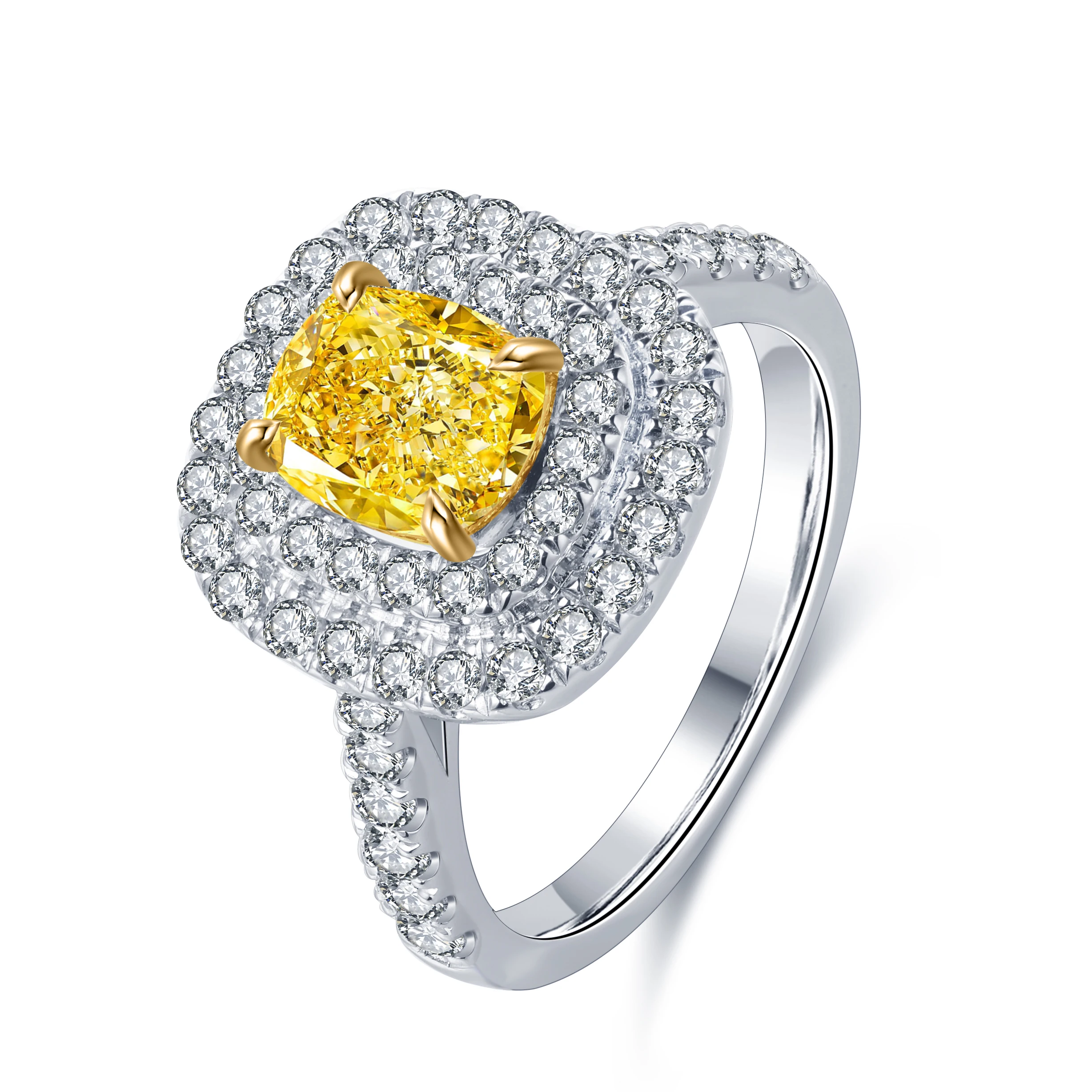 2021 Cushion Shape Simulated Yellow Diamond 925 Sterling Silver Ring, Yellow, pink, blue, white, green, orange
2021 Cushion Shape Simulated Yellow Diamond 925 Sterling Silver Ring, Yellow, pink, blue, white, green, orange