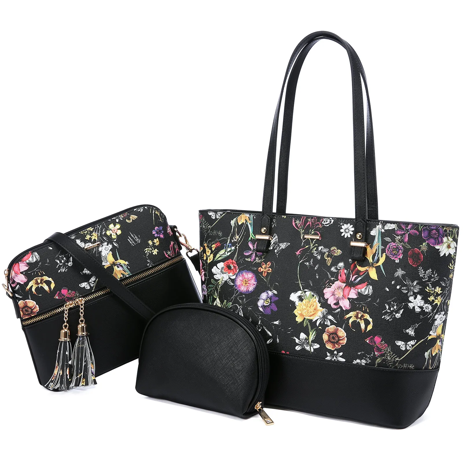 REALER brand custom fashion 3 pieces set purses and handbags women hand bags ladies tote bags with custom printed logo
REALER brand custom fashion 3 pieces set purses and handbags women hand bags ladies tote bags with custom printed logo