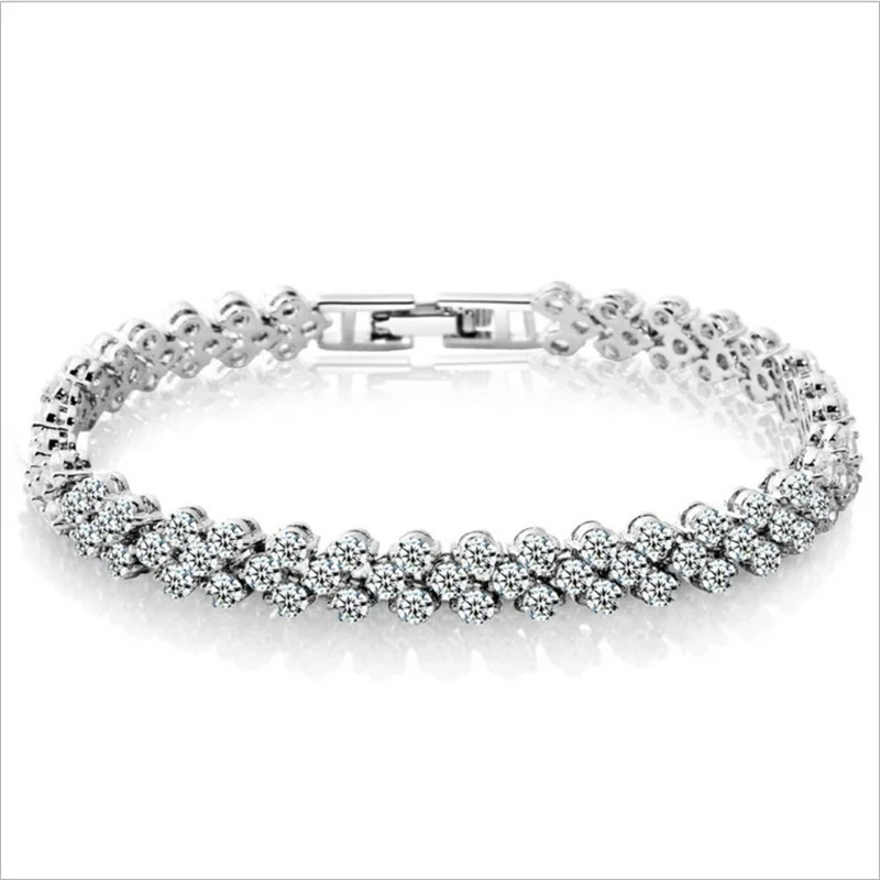 HPXmas Luxury Full Clear Cubic Zircon Bracelet Bling Bling Rhinestone Bangle Bracelet, Gold/silver/rose gold
HPXmas Luxury Full Clear Cubic Zircon Bracelet Bling Bling Rhinestone Bangle Bracelet, Gold/silver/rose gold