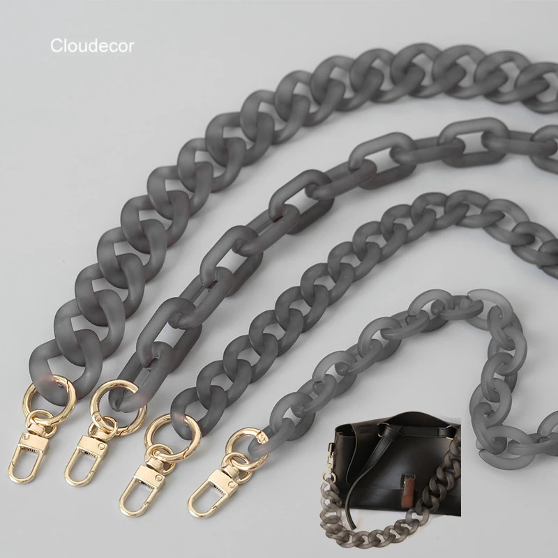 Matte Gray Acrylic DIY Bag Purse Handle Strap Chain Replacement Handbag Cross Body Bag Dinner Bag Decoration Chain Accessories
Matte Gray Acrylic DIY Bag Purse Handle Strap Chain Replacement Handbag Cross Body Bag Dinner Bag Decoration Chain Accessories