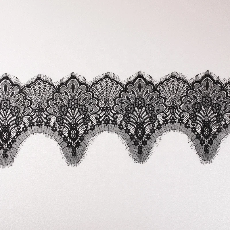 28cm beautiful lace roll border eyelash trim lace for dress, Accept customized color
28cm beautiful lace roll border eyelash trim lace for dress, Accept customized color