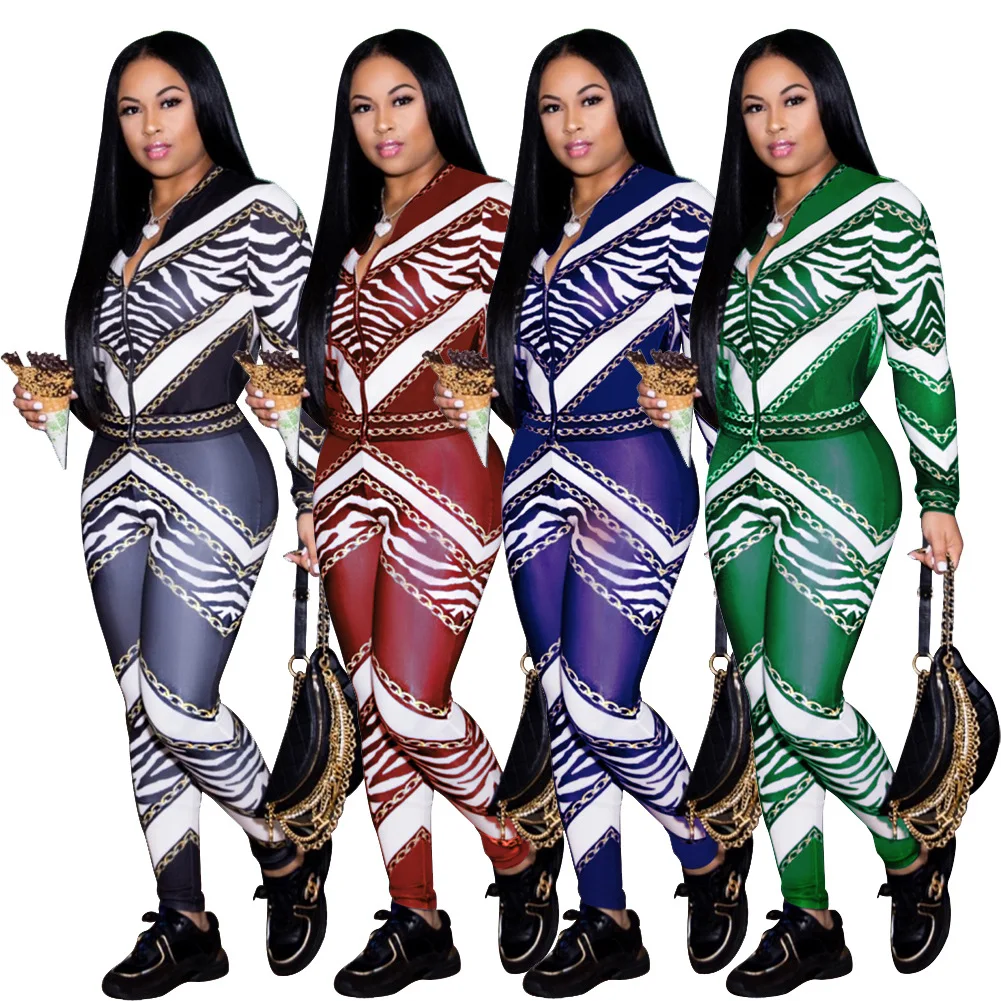 women african printed sexy v-neck plus size striped skinny long sleeves long pants two piece set cloth jumpsuit with zipper, Blue
women african printed sexy v-neck plus size striped skinny long sleeves long pants two piece set cloth jumpsuit with zipper, Blue