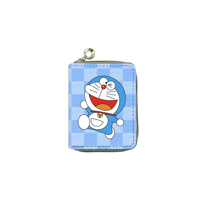 Cute cartoon Doraemon PU wallet Student short zipper wallet Zero purse card bag cross pattern custom factory
Cute cartoon Doraemon PU wallet Student short zipper wallet Zero purse card bag cross pattern custom factory