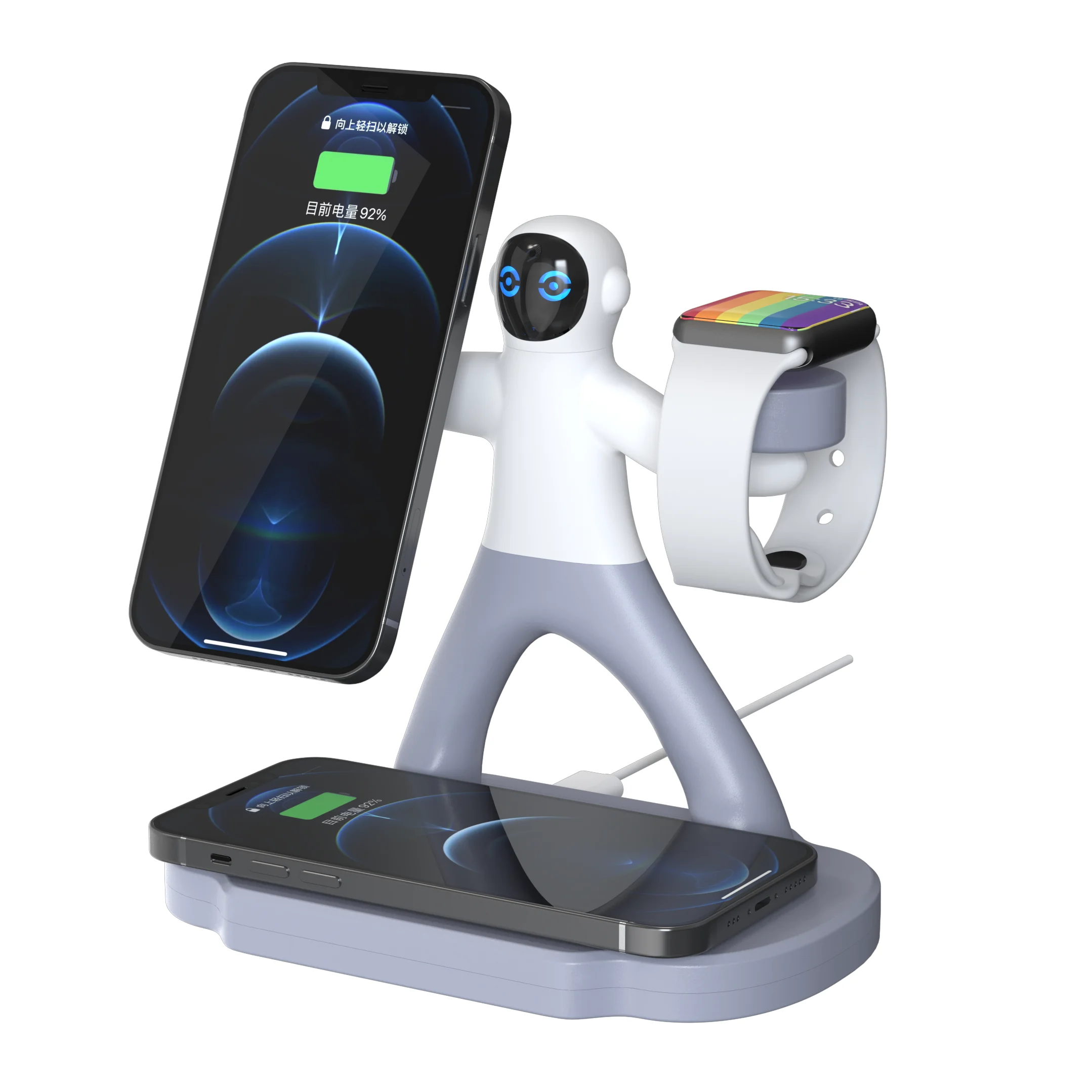 2022 New Cute Cartoon Dual 15W Magsaf 3 in 1 20W Wireless Charger Station for Apple iOS iPhone 12 13 Pro Max
2022 New Cute Cartoon Dual 15W Magsaf 3 in 1 20W Wireless Charger Station for Apple iOS iPhone 12 13 Pro Max