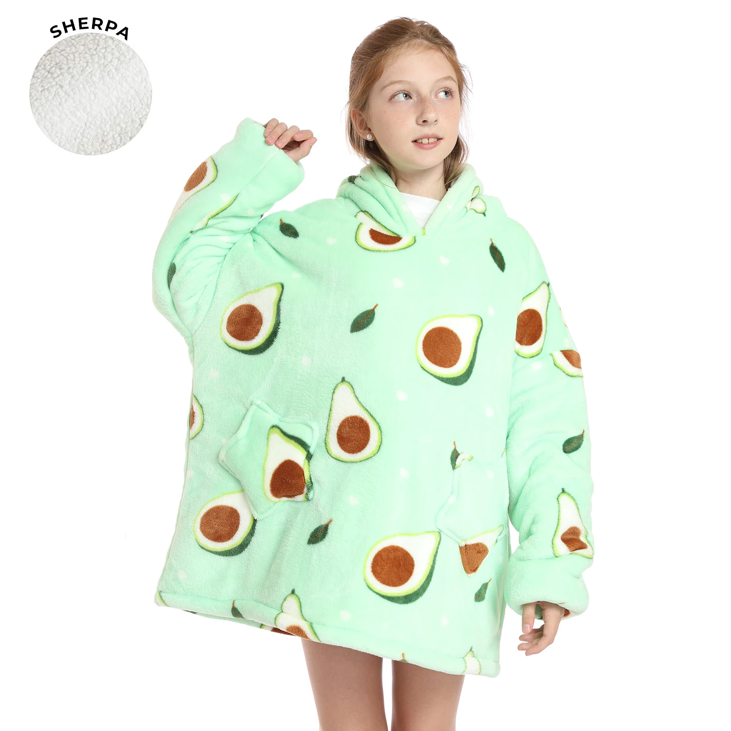 OA High Quality Soft Comfy Wearable Hoodie Blanket Kids Personalized Custom Design Oversized Warmer
OA High Quality Soft Comfy Wearable Hoodie Blanket Kids Personalized Custom Design Oversized Warmer