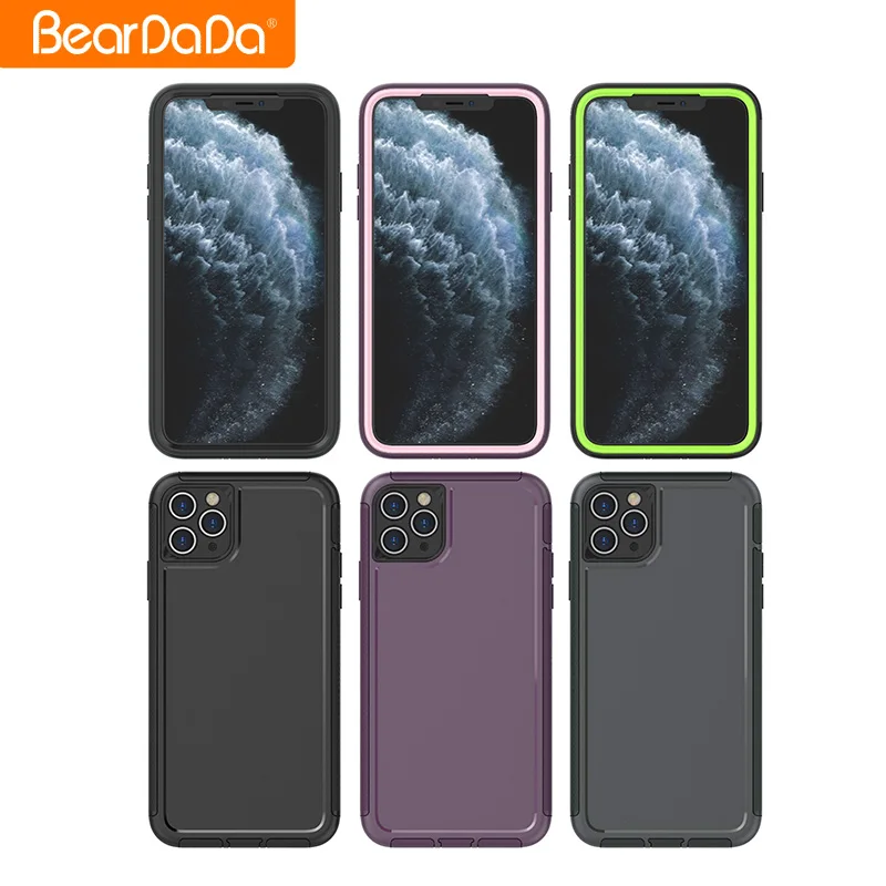 360 Degree Full Protector Super Anti-Shock PC + TPU Phone Case Back Cover for iPhone 11 Pro Max
360 Degree Full Protector Super Anti-Shock PC + TPU Phone Case Back Cover for iPhone 11 Pro Max