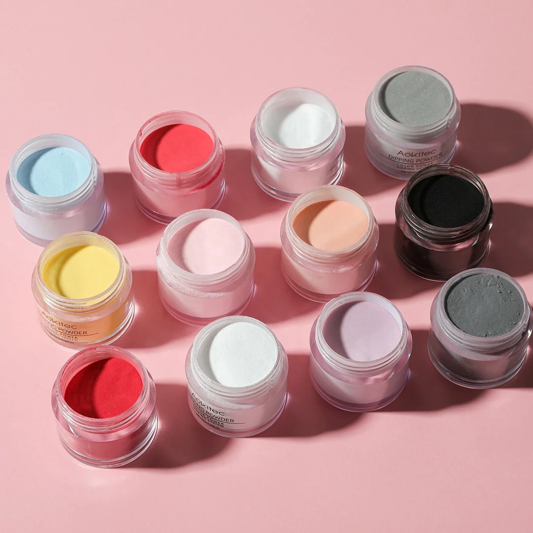 Aokitec private label bulk nail art gel extension nude powder glitter colored clear nail acrylic powder
Aokitec private label bulk nail art gel extension nude powder glitter colored clear nail acrylic powder