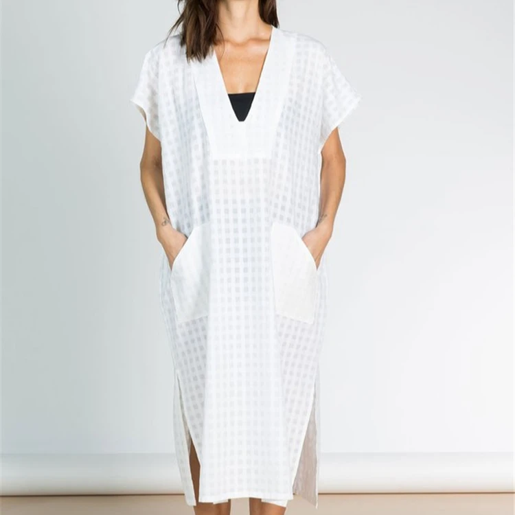 sexy long white plus size kaftan beach dress woman cover up beachwear, Custom color
sexy long white plus size kaftan beach dress woman cover up beachwear, Custom color