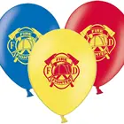 Party Decor Party Latexes And Balloons EasternHope Party Decor Fire Fighters - 12" Printed Latex Assorted Balloons Pack Of 15