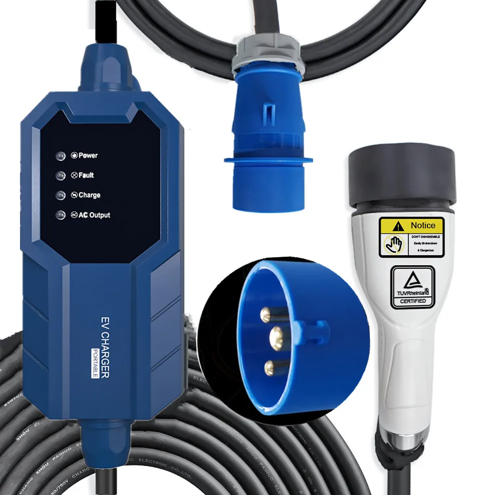 Free shippin g to Germany Dagreen Type 2 Portable EV home Charger Level 2 16A IEC 62196-2 CEE Plug
Free shippin g to Germany Dagreen Type 2 Portable EV home Charger Level 2 16A IEC 62196-2 CEE Plug