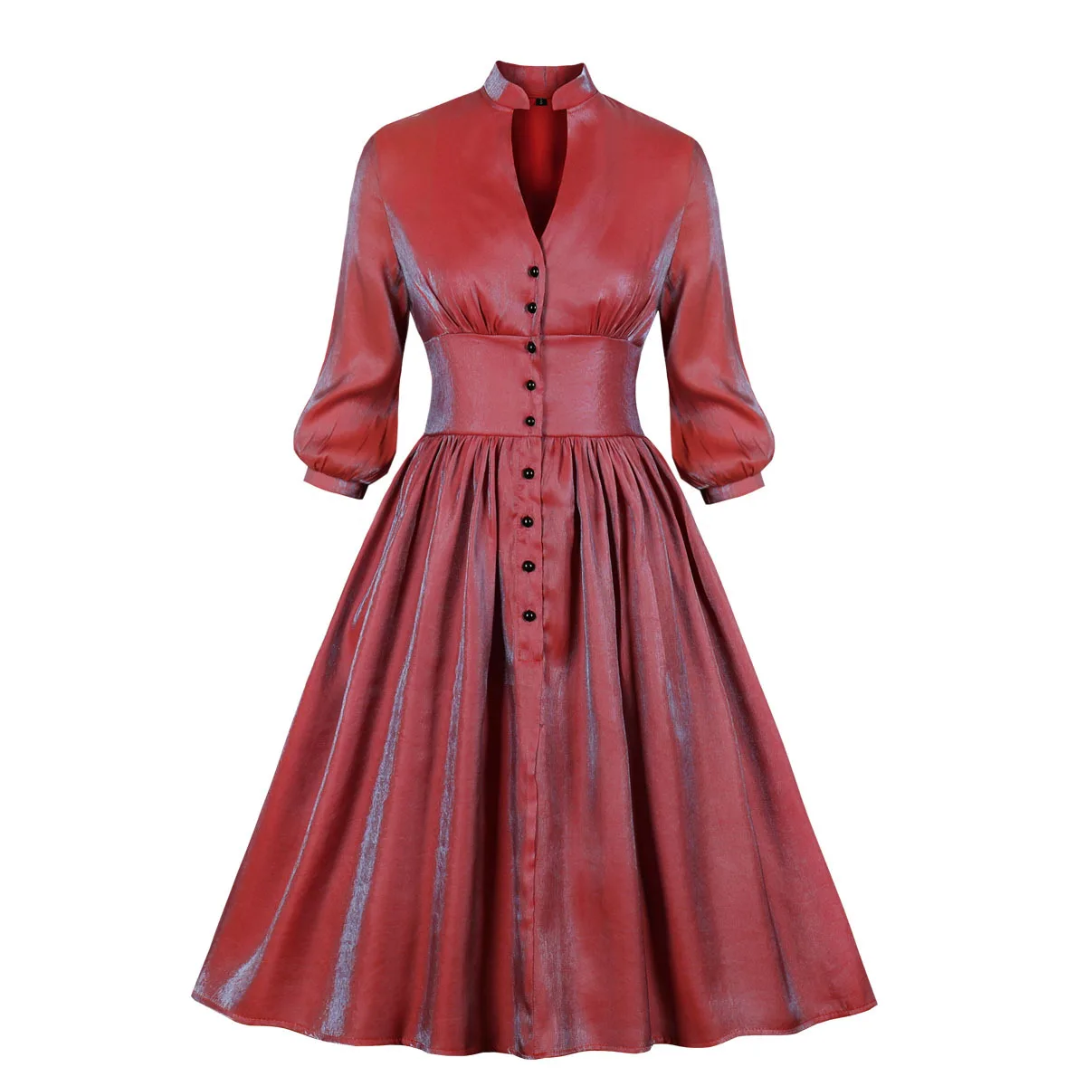 2021 hot sale mid-length skirt women's autumn new style deep V-neck big swing women dress wholesale, Picture color
2021 hot sale mid-length skirt women's autumn new style deep V-neck big swing women dress wholesale, Picture color