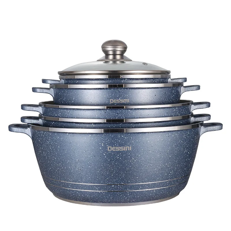 10pcs nice dessini kitchen masterclass premium cooking pot non stick cookware sets, Customized color
10pcs nice dessini kitchen masterclass premium cooking pot non stick cookware sets, Customized color