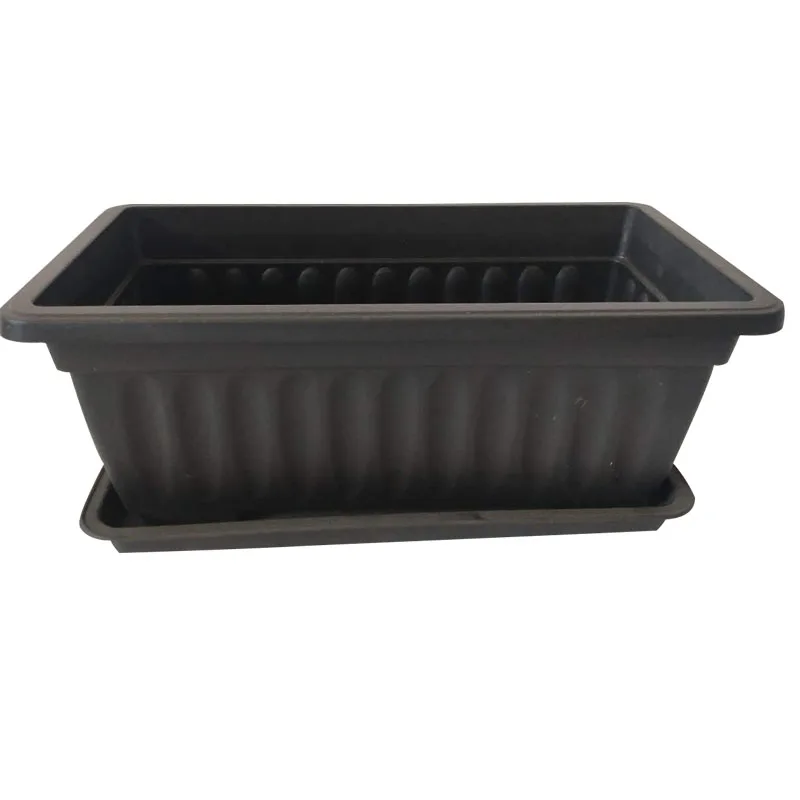 Rectangular Pot Planter Pots Vegetable Plastic for Plant Black Used with Flower/green Plant CLASSIC Indoor&outdoor Decoration, As picture or customized
Rectangular Pot Planter Pots Vegetable Plastic for Plant Black Used with Flower/green Plant CLASSIC Indoor&outdoor Decoration, As picture or customized