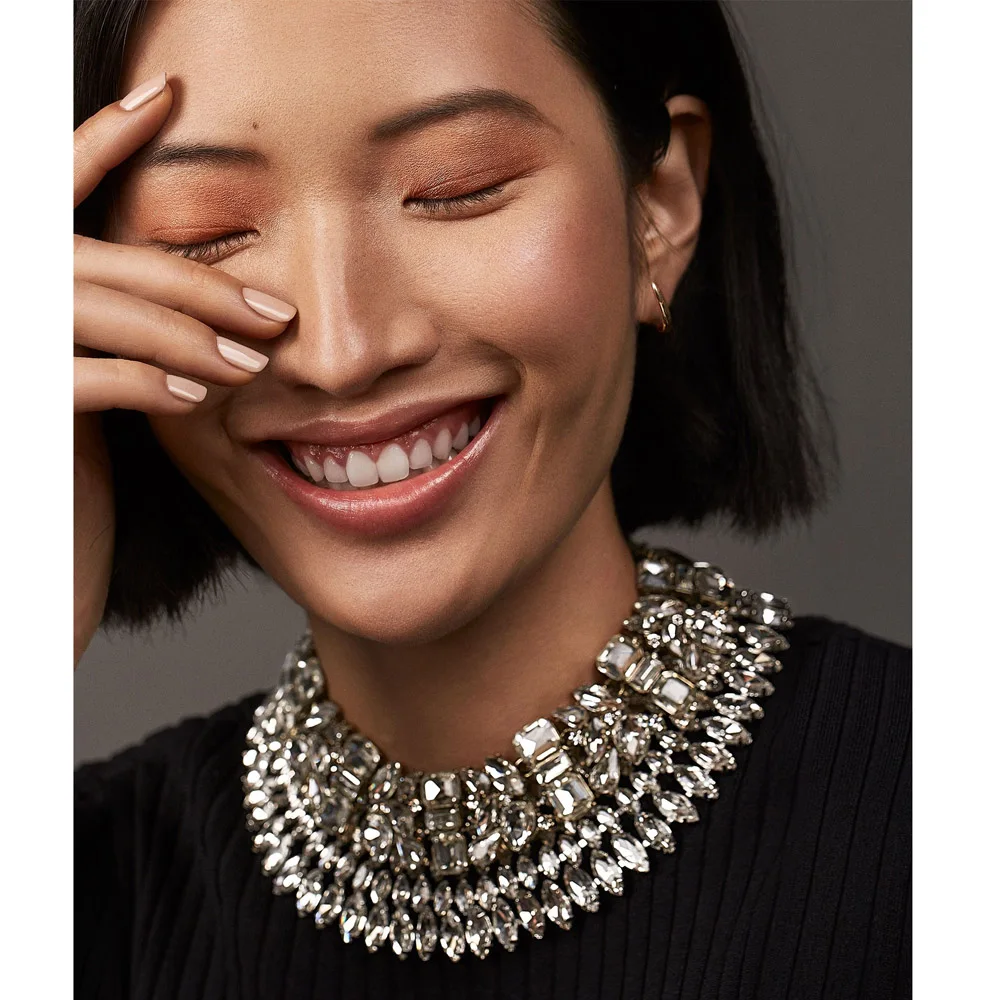 10614 Dvacaman New Fashionable Rhinestones Necklace Exaggerated Pendent Custom Irregular Party Jewelry Necklace Chain Choker
10614 Dvacaman New Fashionable Rhinestones Necklace Exaggerated Pendent Custom Irregular Party Jewelry Necklace Chain Choker