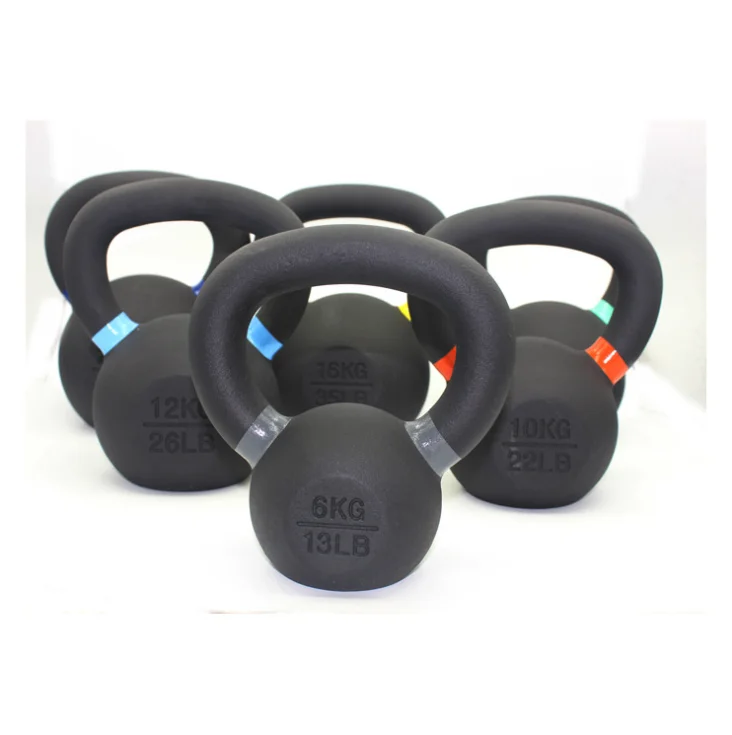 Black kettlebell color circle spraying portable kettlebell 32 fitness room Manufacturers sporting goods
Black kettlebell color circle spraying portable kettlebell 32 fitness room Manufacturers sporting goods