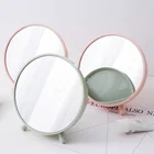 Customized Desktop Storage Hand Mirror Compact Vanity Mirror With Storage Box