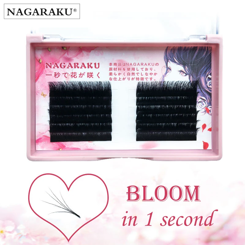 NAGARAKU Eyelashes Makeup Eyelash Extension Bloom Auto Fans Eyelash Easy Fanning Lashes High Quality Natural Camellia Beauty, Matte black
NAGARAKU Eyelashes Makeup Eyelash Extension Bloom Auto Fans Eyelash Easy Fanning Lashes High Quality Natural Camellia Beauty, Matte black