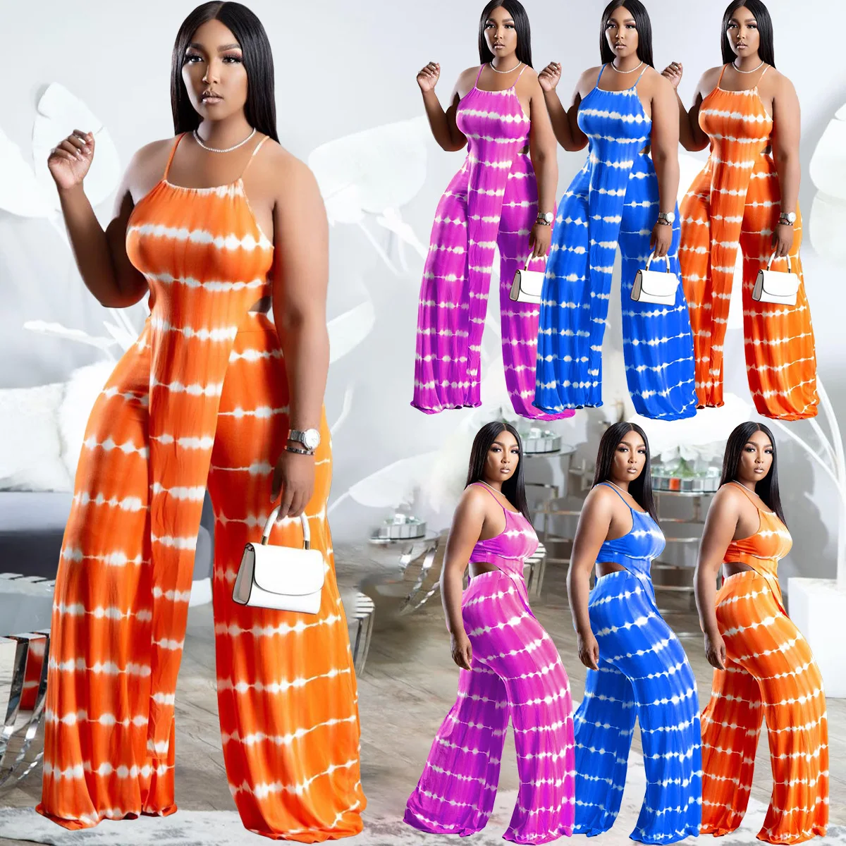 2022 Tie Dye Print Sleeveless Summer Long Pant 3xl Plus Size Two Pieces Set Casual Y2K Women high waist wide-leg Pants Set
2022 Tie Dye Print Sleeveless Summer Long Pant 3xl Plus Size Two Pieces Set Casual Y2K Women high waist wide-leg Pants Set