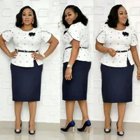 African Style 5XL Big Size Coat and Skirt Midi Dress For Women Wholesale China 2019
African Style 5XL Big Size Coat and Skirt Midi Dress For Women Wholesale China 2019