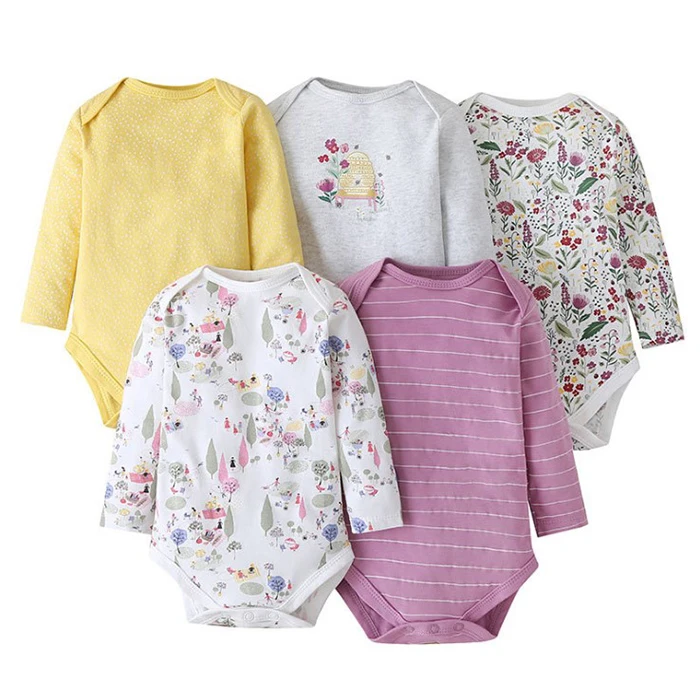 wholesale baby rompers 100% cotton newborn baby clothes spring autumn long sleeve Girls' Climbing Suit 5 Piece Sets
wholesale baby rompers 100% cotton newborn baby clothes spring autumn long sleeve Girls' Climbing Suit 5 Piece Sets