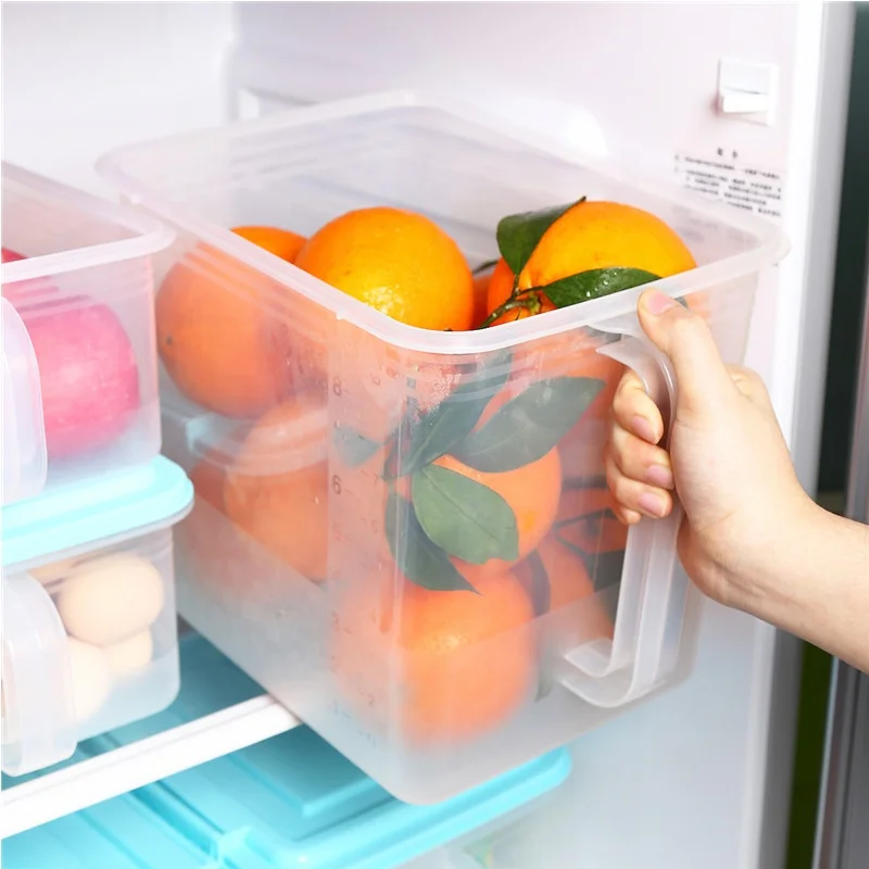9L Refrigerators Plastic Storage Box Food Storage Organizers Container Box with Handle/Lid
9L Refrigerators Plastic Storage Box Food Storage Organizers Container Box with Handle/Lid