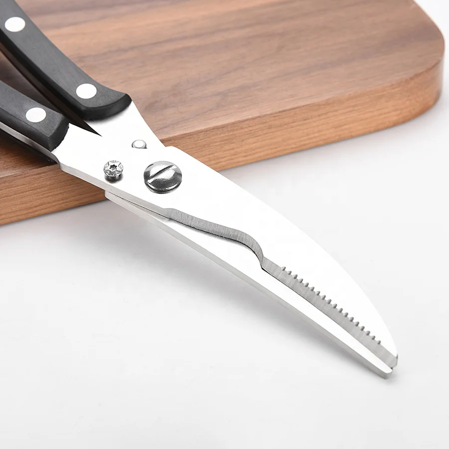 Heavy Duty Kitchen Scissors Stainless Steel Utility Shears  Multi-Purpose Cooking Scissors  Chicken For Poultry Fish  Herbs Meat