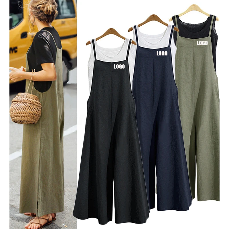 Free Shipping Summer Jumpsuits Women One Piece Jumpsuit Sleeveless Wide Leg Loose Rompers Gaucho Capri Culottes Pants, Customized color
Free Shipping Summer Jumpsuits Women One Piece Jumpsuit Sleeveless Wide Leg Loose Rompers Gaucho Capri Culottes Pants, Customized color