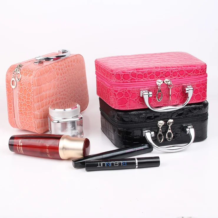 Fashion cosmetic bag PU leather cosmetic case portable square cosmetic storage box, Red , grey , green , black or customized 
Fashion cosmetic bag PU leather cosmetic case portable square cosmetic storage box, Red , grey , green , black or customized