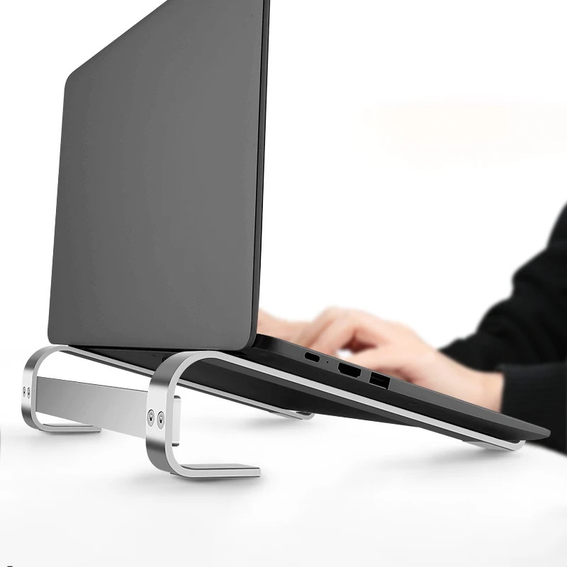 Aluminum Metal Stand Computer Tablet Notebook Holder Aluminum Laptop Stand, Silver/black
Aluminum Metal Stand Computer Tablet Notebook Holder Aluminum Laptop Stand, Silver/black