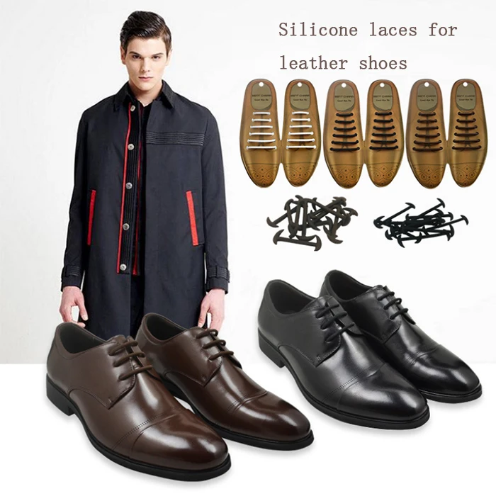 Melenlt No Tie Shoe Laces for Men and Women Silicone Elastic Shoelaces for Leather Shoes, Brown/black/white
Melenlt No Tie Shoe Laces for Men and Women Silicone Elastic Shoelaces for Leather Shoes, Brown/black/white