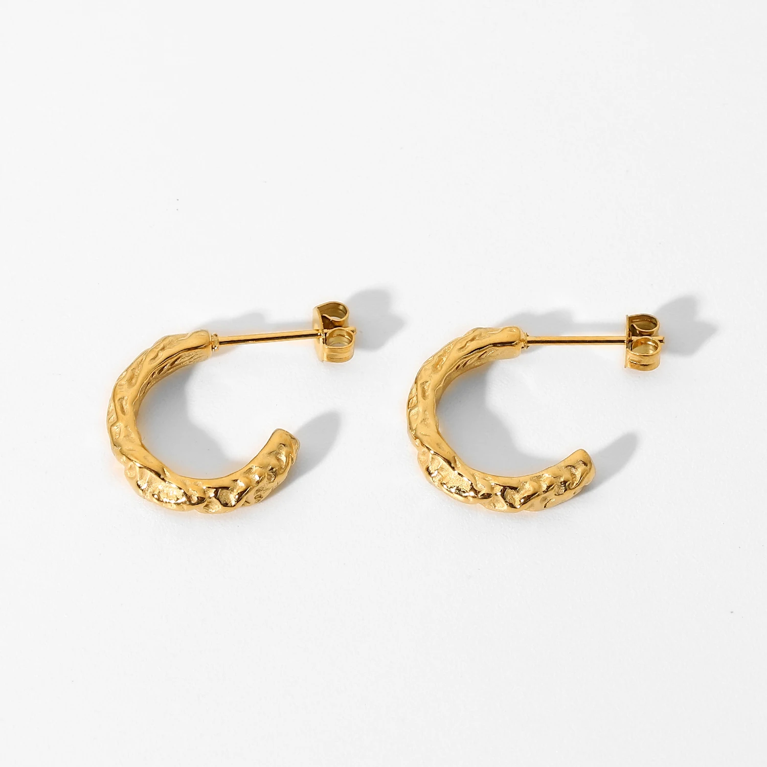 Irregular CC Shaped Earrings Jewelry Stainless Steel 18K Gold Plated Chunky Earrings for Women
Irregular CC Shaped Earrings Jewelry Stainless Steel 18K Gold Plated Chunky Earrings for Women