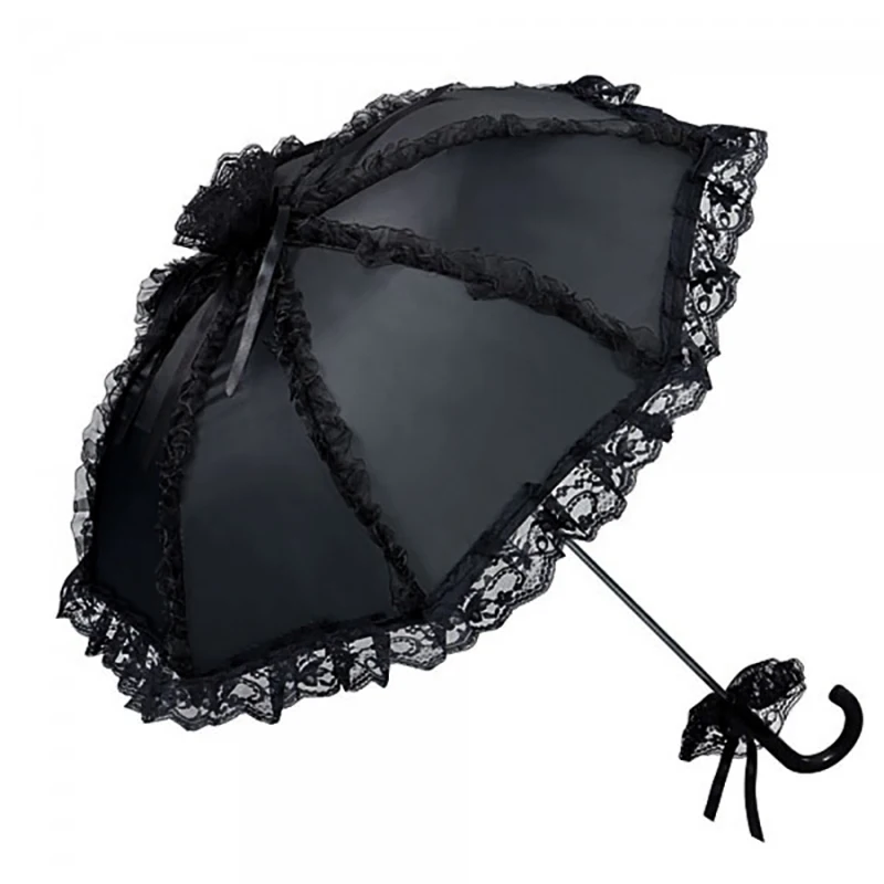 Outdoor Party Men's Black Color Gothic Lace Umbrella Black Wedding Sun Umbrella Lace Decoration Lolita Black Umbrella, Red, pink, ivory, black
Outdoor Party Men's Black Color Gothic Lace Umbrella Black Wedding Sun Umbrella Lace Decoration Lolita Black Umbrella, Red, pink, ivory, black