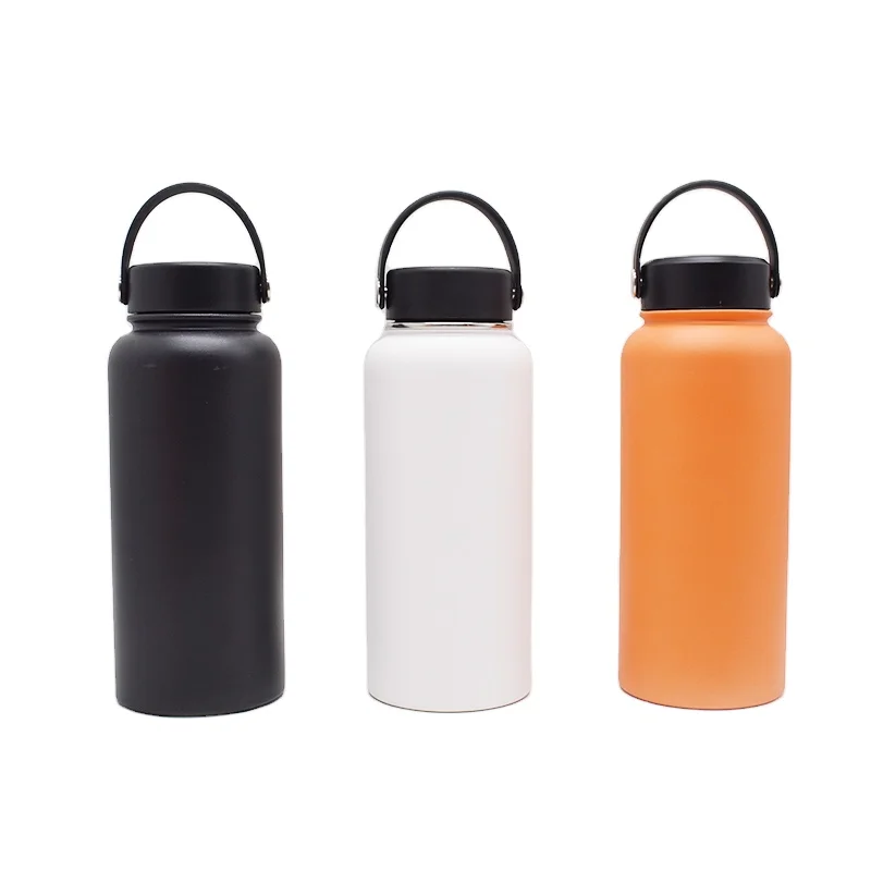32oz Double wall stainless steel insulated water bottle with Powder Coated paint
32oz Double wall stainless steel insulated water bottle with Powder Coated paint