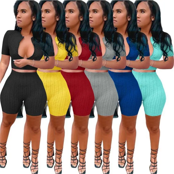 MISS Fashion 2021 O-Neck Zippers Short Pants Summer Two Piece Outfits For Women Lounge Wear Sets
MISS Fashion 2021 O-Neck Zippers Short Pants Summer Two Piece Outfits For Women Lounge Wear Sets