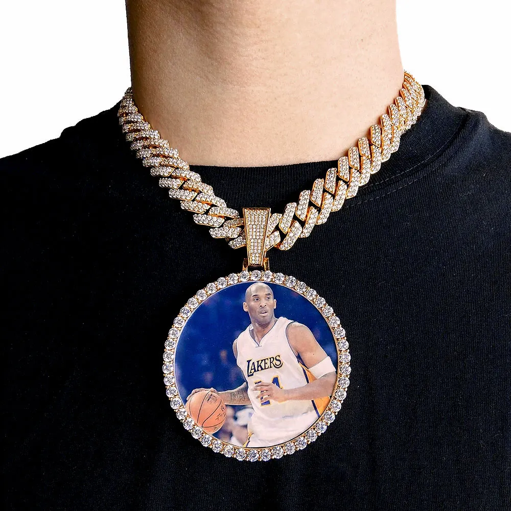 Custom Memory Picture Pendant Necklace Diamond Hip Hop Big Photo Pendant, Gold/platinum color
Custom Memory Picture Pendant Necklace Diamond Hip Hop Big Photo Pendant, Gold/platinum color