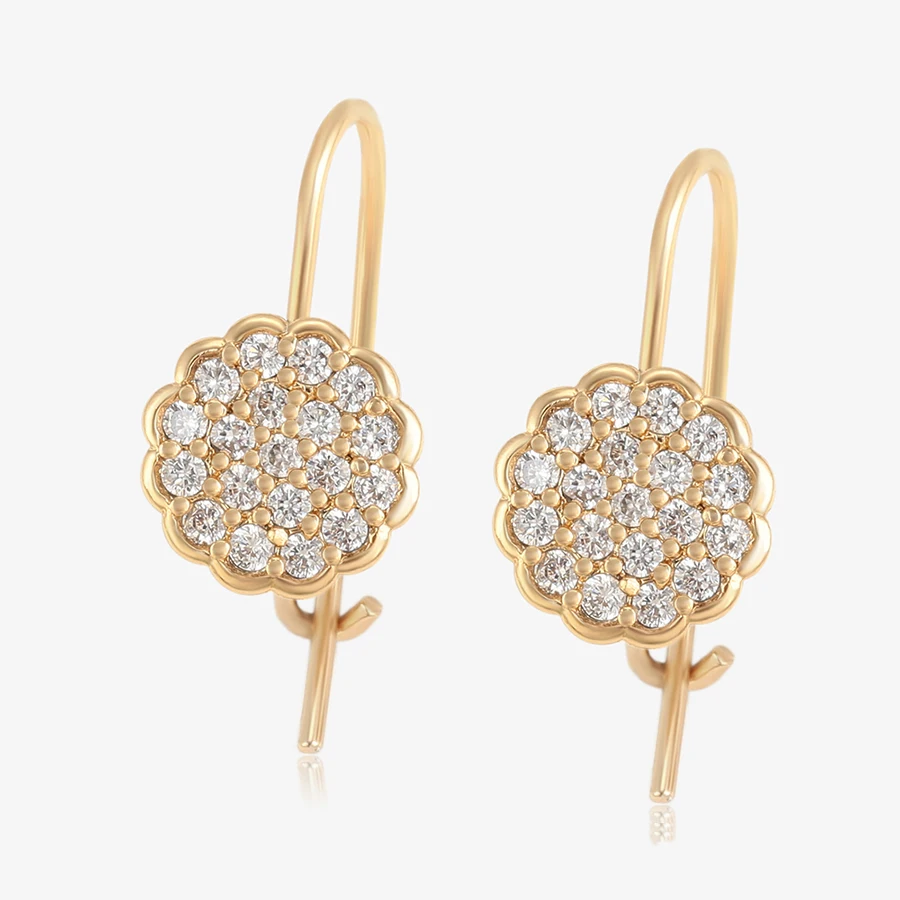 15031 Xuping fashion 2020 18k gold plated, flower lovely simple elegant stud earring for ladies
15031 Xuping fashion 2020 18k gold plated, flower lovely simple elegant stud earring for ladies