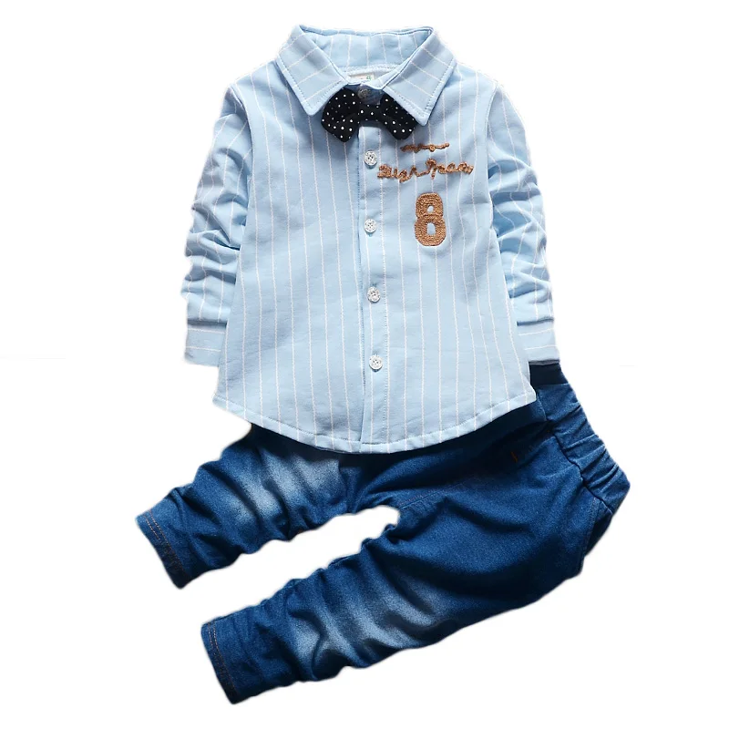 

2019 hot selling round neck rainbow plaid shirt bib pant two pieces bulk cotton autumn new born boys kids baby clothes sets, As pic shows;we can according to your request also