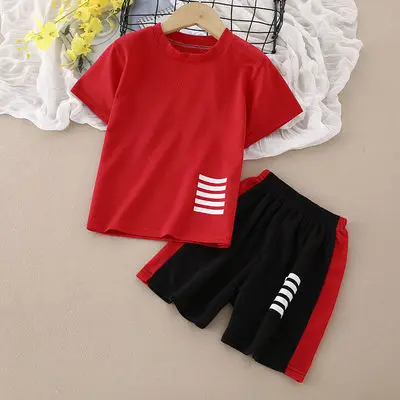 Kids Sports Suit Summer 2022 New CUHK Boys Girls Quick Drying Short Sleeve Shorts 2pcs Trendy 
Kids Sports Suit Summer 2022 New CUHK Boys Girls Quick Drying Short Sleeve Shorts 2pcs Trendy