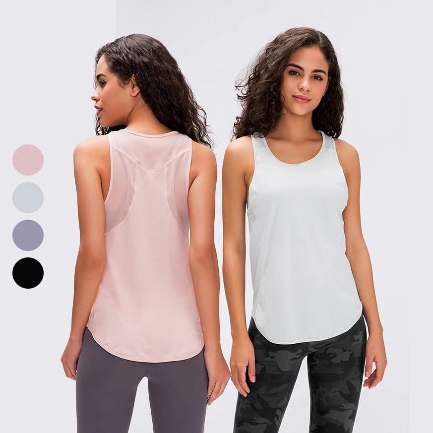 Lightweight Women Mesh Sports Fitness Workout Sleeveless Shirts Tank Top for Ladies
Lightweight Women Mesh Sports Fitness Workout Sleeveless Shirts Tank Top for Ladies