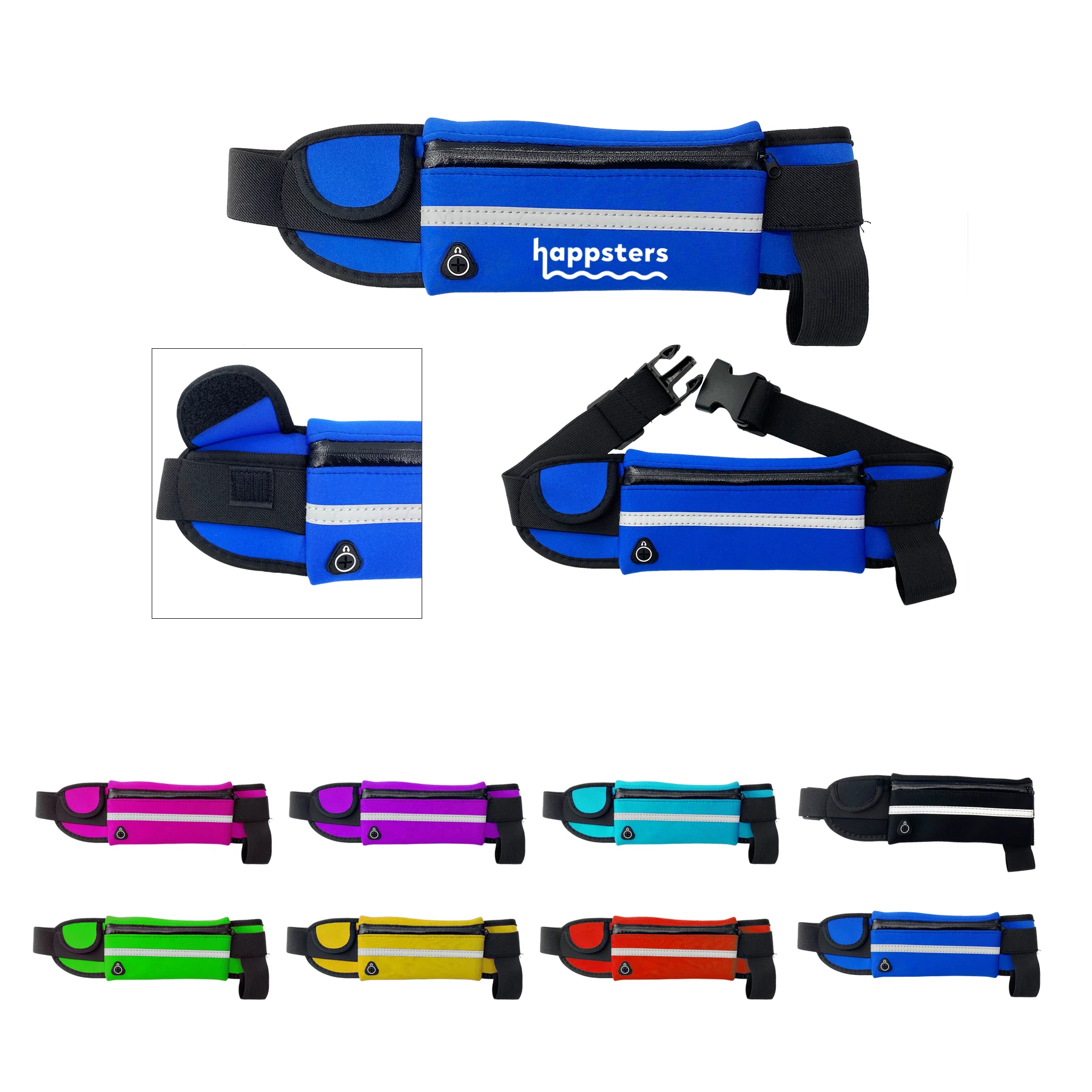 Wholesale ultra-thin fanny bag with bottle holder and reflective strip fanny bag for summer outdoor events
Wholesale ultra-thin fanny bag with bottle holder and reflective strip fanny bag for summer outdoor events