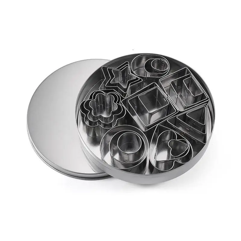 Bakeware accessories dessert tools cookies cutter mould A box of 24 pieces, Customized color
Bakeware accessories dessert tools cookies cutter mould A box of 24 pieces, Customized color