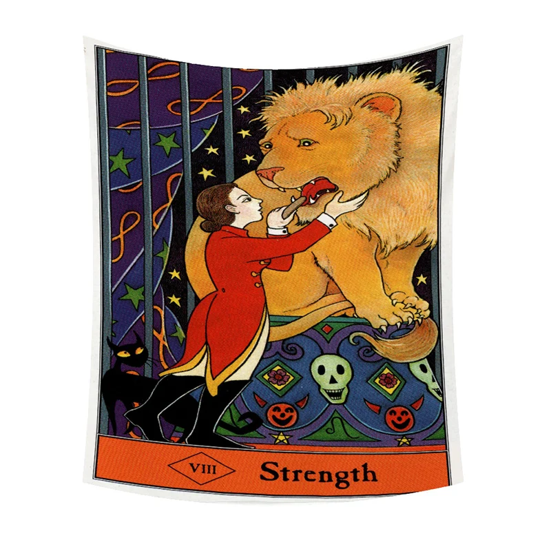 Halloween decor polyester multi types custom decorative pumpkin clown cloth tarot tapestry wall hanging, Colorful
Halloween decor polyester multi types custom decorative pumpkin clown cloth tarot tapestry wall hanging, Colorful