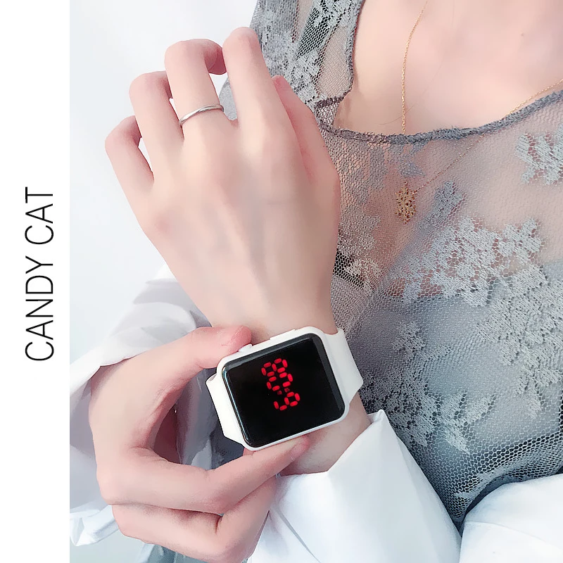 Digital Watch New Design Women Sport Casual LED Watches Lady Digital Silicone Wrist Watch
Digital Watch New Design Women Sport Casual LED Watches Lady Digital Silicone Wrist Watch