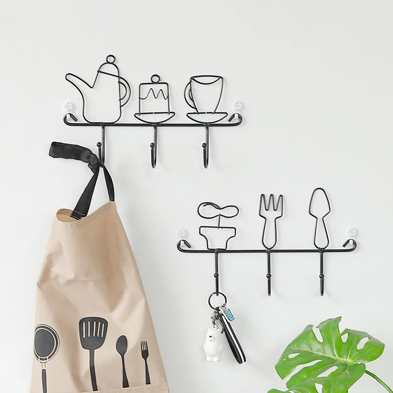 Nordic Simple Wrought Iron Key Handbag Hook Creative Rack Wall Coat Hook Home Decoration Decorative Wall Hook, As photo
Nordic Simple Wrought Iron Key Handbag Hook Creative Rack Wall Coat Hook Home Decoration Decorative Wall Hook, As photo