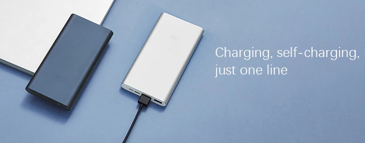 Global Version Xiaomi Power Bank 3 10000mAh 18W Fast Charge QC 3.0 Fast Charging USB-C Dual Input Mi PowerBank - ANKUX.COM