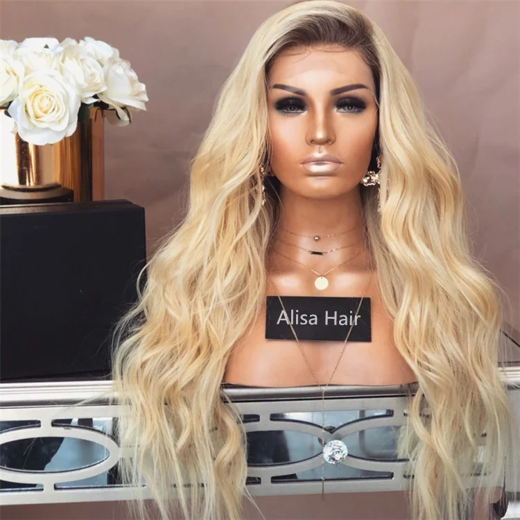 Alisa Hair 250% Density Blonde Ombre Body Wavy Brazilian Human Hair Lace Front Wigs
Alisa Hair 250% Density Blonde Ombre Body Wavy Brazilian Human Hair Lace Front Wigs
